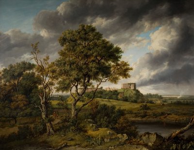 Carisbrooke Castle, Isle of Wight, 1831 von Patrick Nasmyth