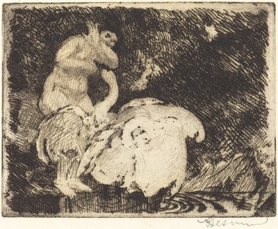Leda beim Baden, 1913 von Paul Albert Besnard