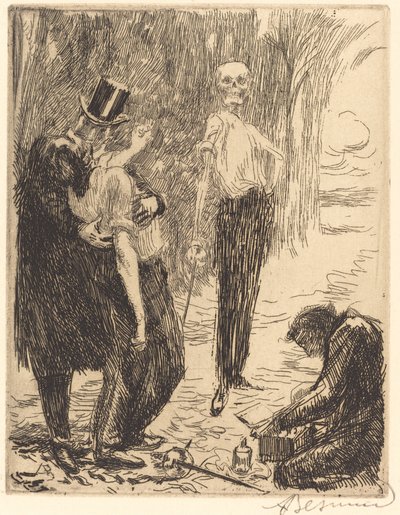 Das Duell von Paul Albert Besnard