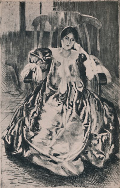 Das Seidenkleid von Paul Albert Besnard