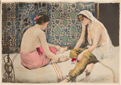 Knochenwürfelspielerinnen von Paul Alexandre Alfred Leroy