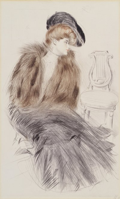 Sitzende Frau von Paul Cesar Helleu