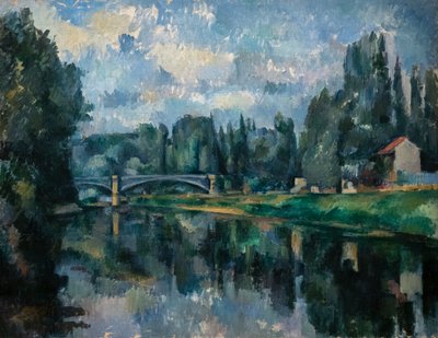 Ufer der Marne von Paul Cézanne