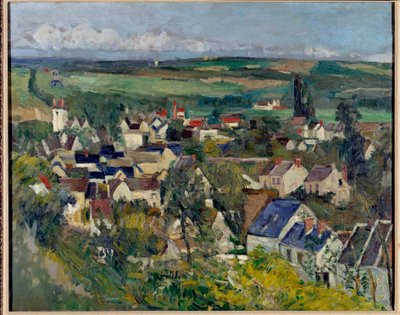 Panoramablick auf Auvers-sur-Oise von Paul Cézanne