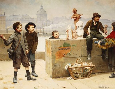 Die jungen Verkäufer von Paul Charles Chocarne Moreau