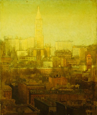 New Yorker Stadtbild von Paul Cornoyer