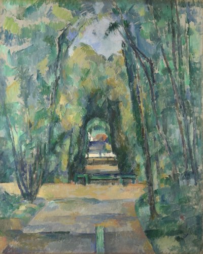 Allee in Chantilly, 1888 von Paul Cézanne