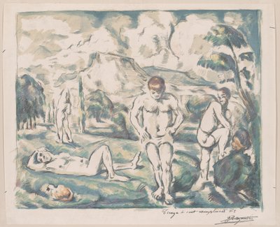 Badende von Paul Cézanne