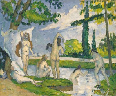 Badende, 1874-75 von Paul Cézanne