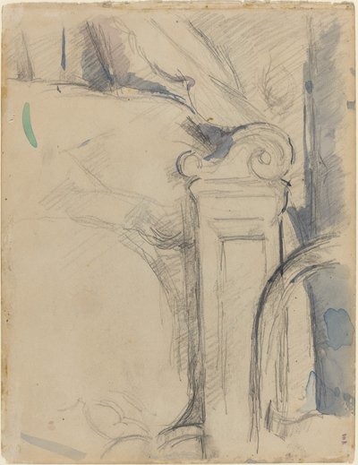 Bettpfosten von Paul Cézanne