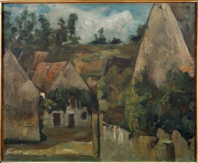 Kreuzung der Rue Rémy in Auvers von Paul Cézanne