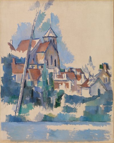 Kirche in Montigny-sur-Loing von Paul Cézanne