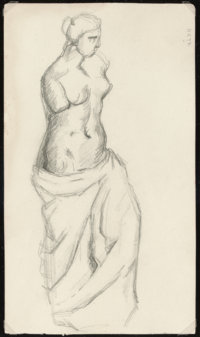 Nach der Antike: Venus von Milo, ca. 1872-73 von Paul Cézanne