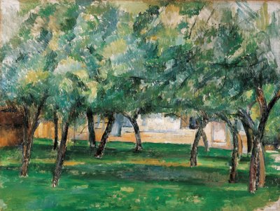 Bauernhof in der Normandie, 1885-1886 von Paul Cézanne