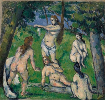 Fünf Badende von Paul Cézanne