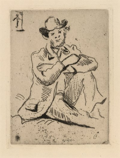 Guillaumin mit dem Gehängten von Paul Cézanne