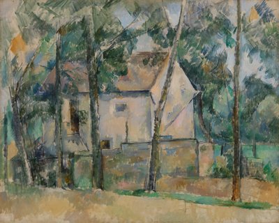 Haus und Bäume von Paul Cézanne