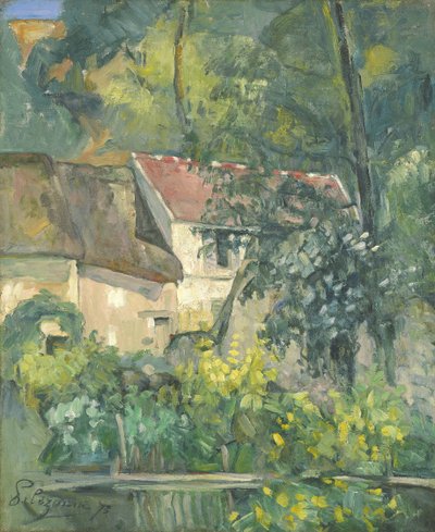 Haus von Père Lacroix, 1873 von Paul Cézanne