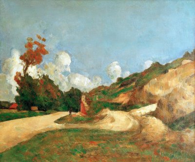 Die Straße von Paul Cézanne
