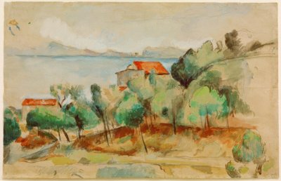Die Bucht von L’Estaque von Paul Cézanne