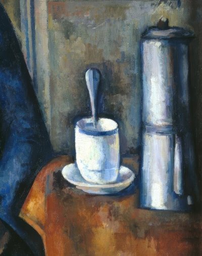 Die Frau mit der Kaffeekanne von Paul Cézanne