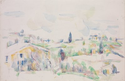 Landschaft in der Provence von Paul Cézanne