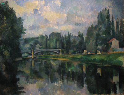 Die Brücke über die Marne in Créteil von Paul Cézanne