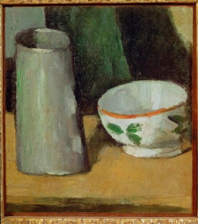 Milchschale und Kanne von Paul Cézanne