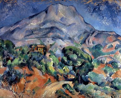 Mont Sainte-Victoire, 1896-1898 von Paul Cézanne