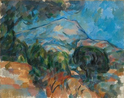 Mont Sainte-Victoire von Paul Cézanne