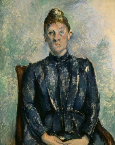 Porträt von Madame Cézanne von Paul Cézanne