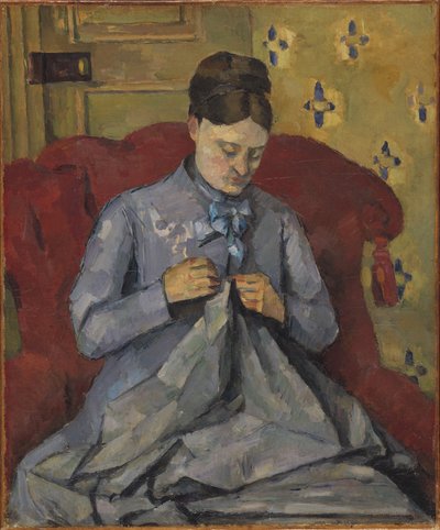 Porträt der Frau des Künstlers, 1877 von Paul Cézanne