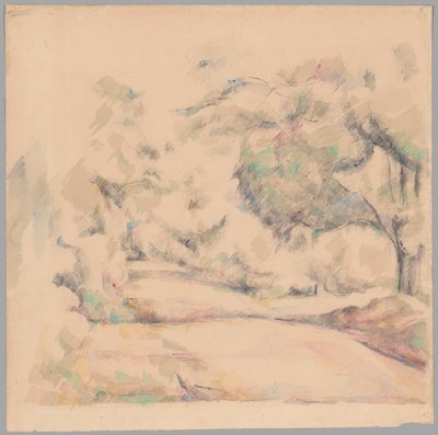 Straße in der Provence von Paul Cézanne