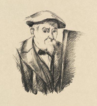Selbstporträt, 1899 von Paul Cézanne