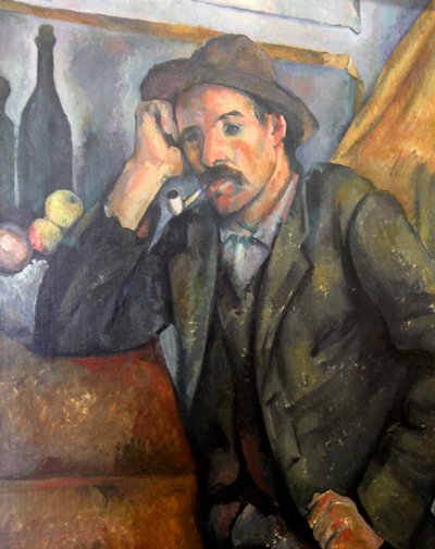Raucher, ca. 1890-1892 von Paul Cézanne