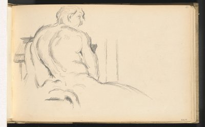 Studie von Pugets "Ruhender Herkules" von Paul Cézanne