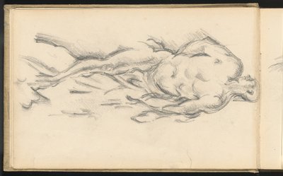 Studie von Pugets "Milo von Kroton" von Paul Cézanne