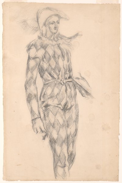 Studie eines Harlekins von Paul Cézanne