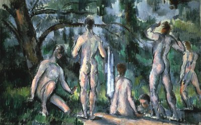 Studie von Badenden, 1890 von Paul Cézanne