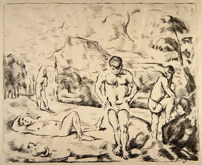 Die Badenden von Paul Cézanne