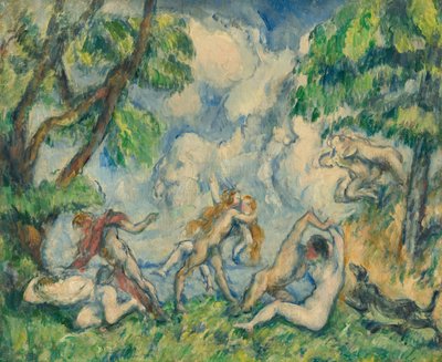 Die Schlacht der Liebe von Paul Cézanne