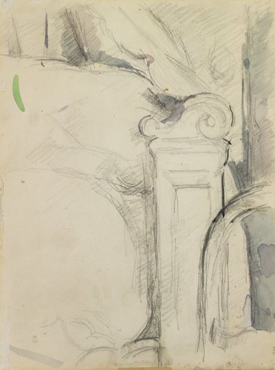 Das Bettgestell von Paul Cézanne