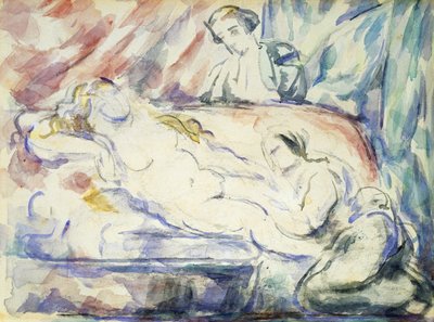 Die Toilette der Kurtisane, ca. 1880 von Paul Cézanne