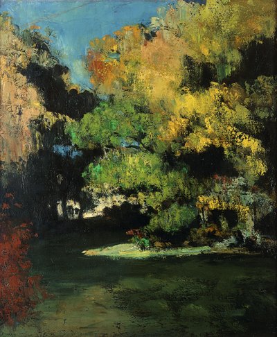 Die Lichtung, ca. 1867 von Paul Cézanne