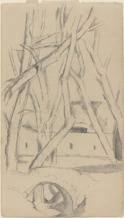 Die kleine Brücke von Paul Cézanne