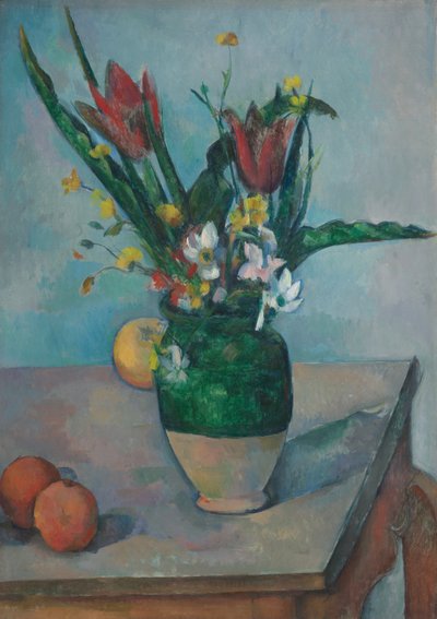 Die Vase mit Tulpen von Paul Cézanne