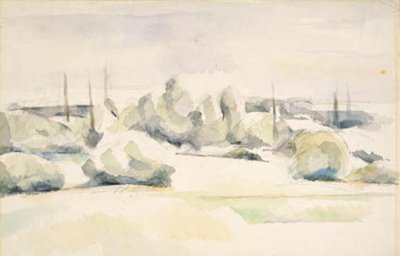 Die Ufer eines Flusses (Les Berges) von Paul Cézanne