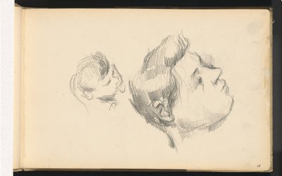 Zwei Köpfe von Paul Cézanne