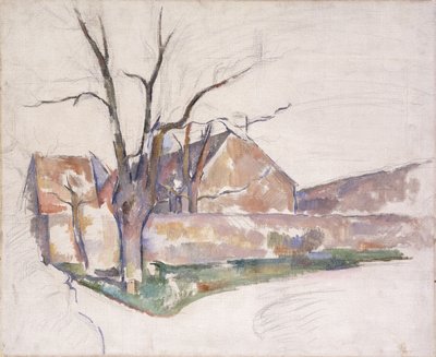 Winterlandschaft, ca. 1885 von Paul Cézanne