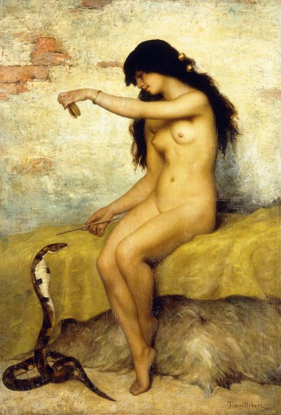 Die Schlangenbeschwörerin von Paul Desire Trouillebert